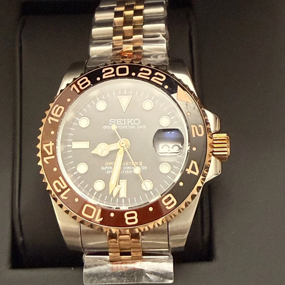 Mod Seiko GMT Root Beer
